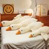 Adorable White Goose Plush Toy - Cute Sleeping Pillow & Birthday Gift