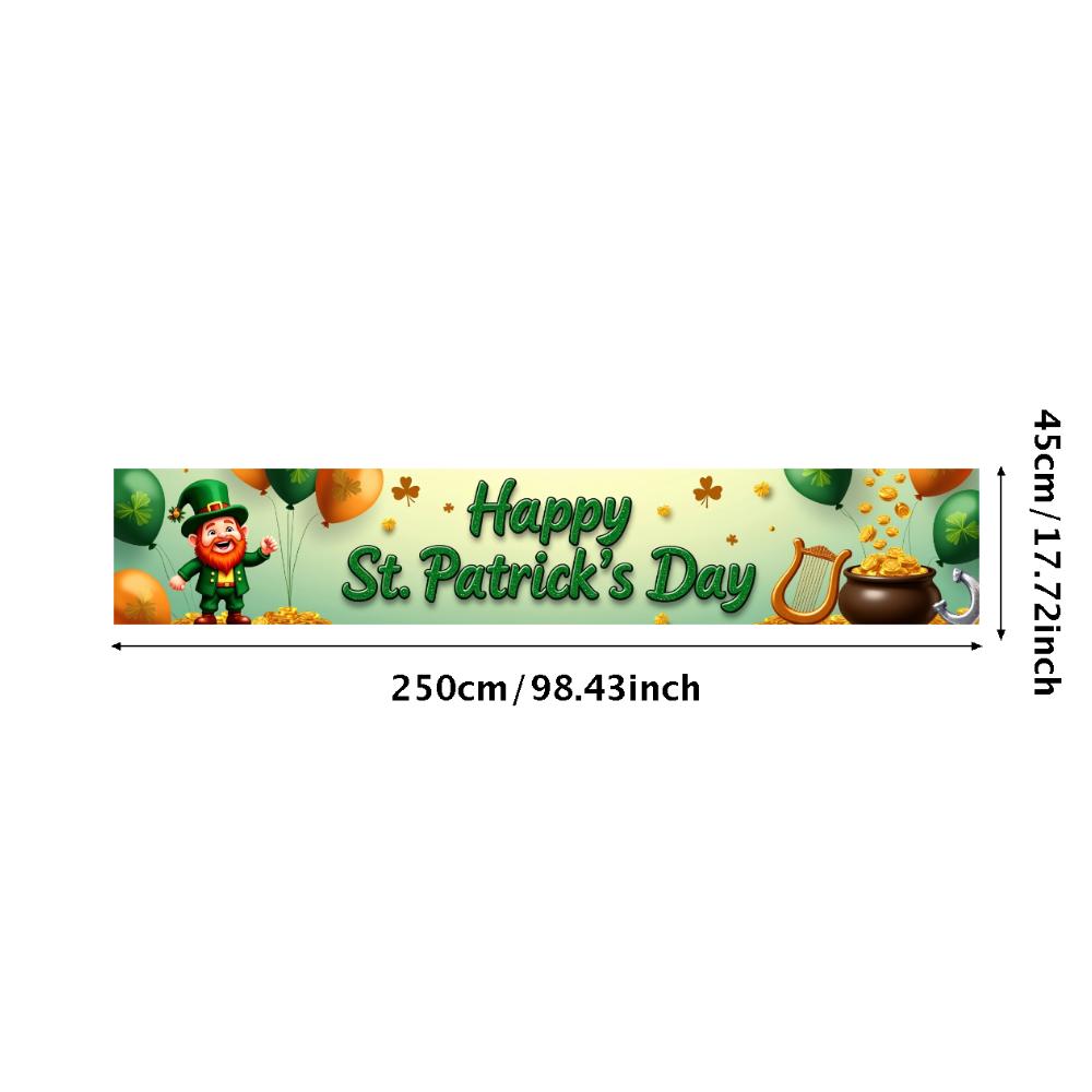St Patricks Day Backdrop Banner With Beer Mug And Clover Party Event Decoration Photo Booth photography Background Props