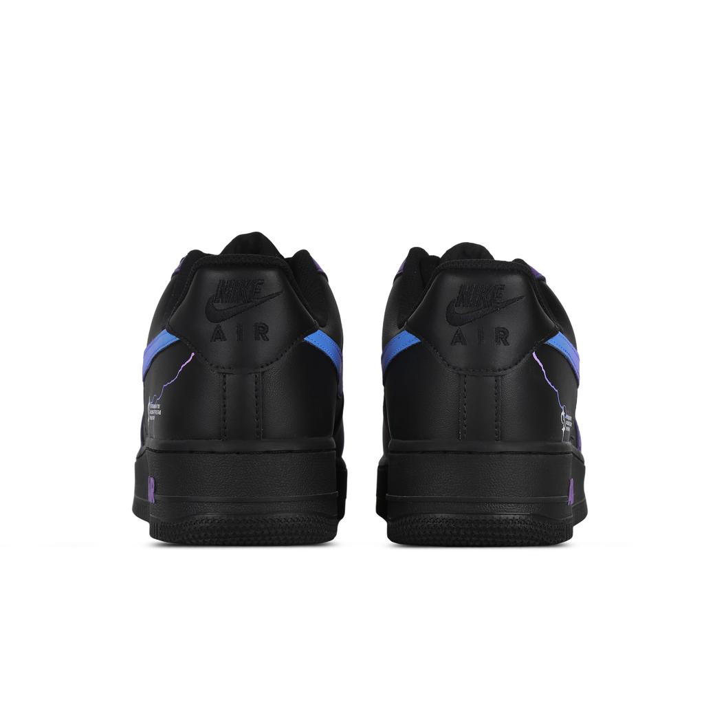 Nike Air Force 1 Falling Galaxy Slip Resistant Low top Skateboard Shoes Women's Black Purple DD8959-001(Team368-)