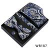 Men's Silk Bow Tie & Pocket Square Gift Set - Business & Wedding