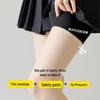 Women's Anti-Wolf 2-in-1 Summer Pantyhose: Thin, Durable, Anti-Snag, Anti-Exposure Stockings with Safety Pants (2 Pairs).