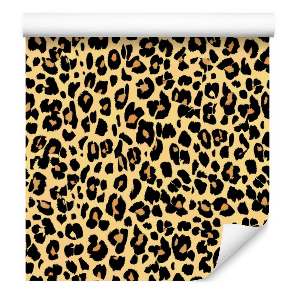 Animal Skin Wallpaper Ochre and Gold for Living Room and Bedroom 50x1000