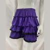 Y2K Gothic high waisted A-line short cute girl lace skirt