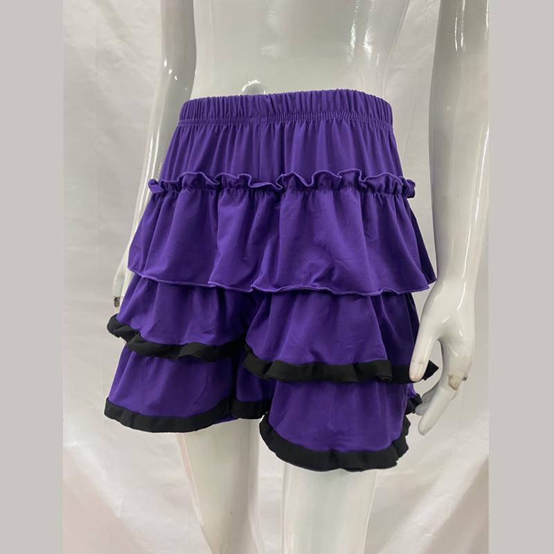 Y2K Gothic high waisted A-line short cute girl lace skirt