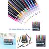Grundläggande Färgmarkörset Med 48 Fluorescerande Pennor För Elevers Konstprojekt Och Klotter