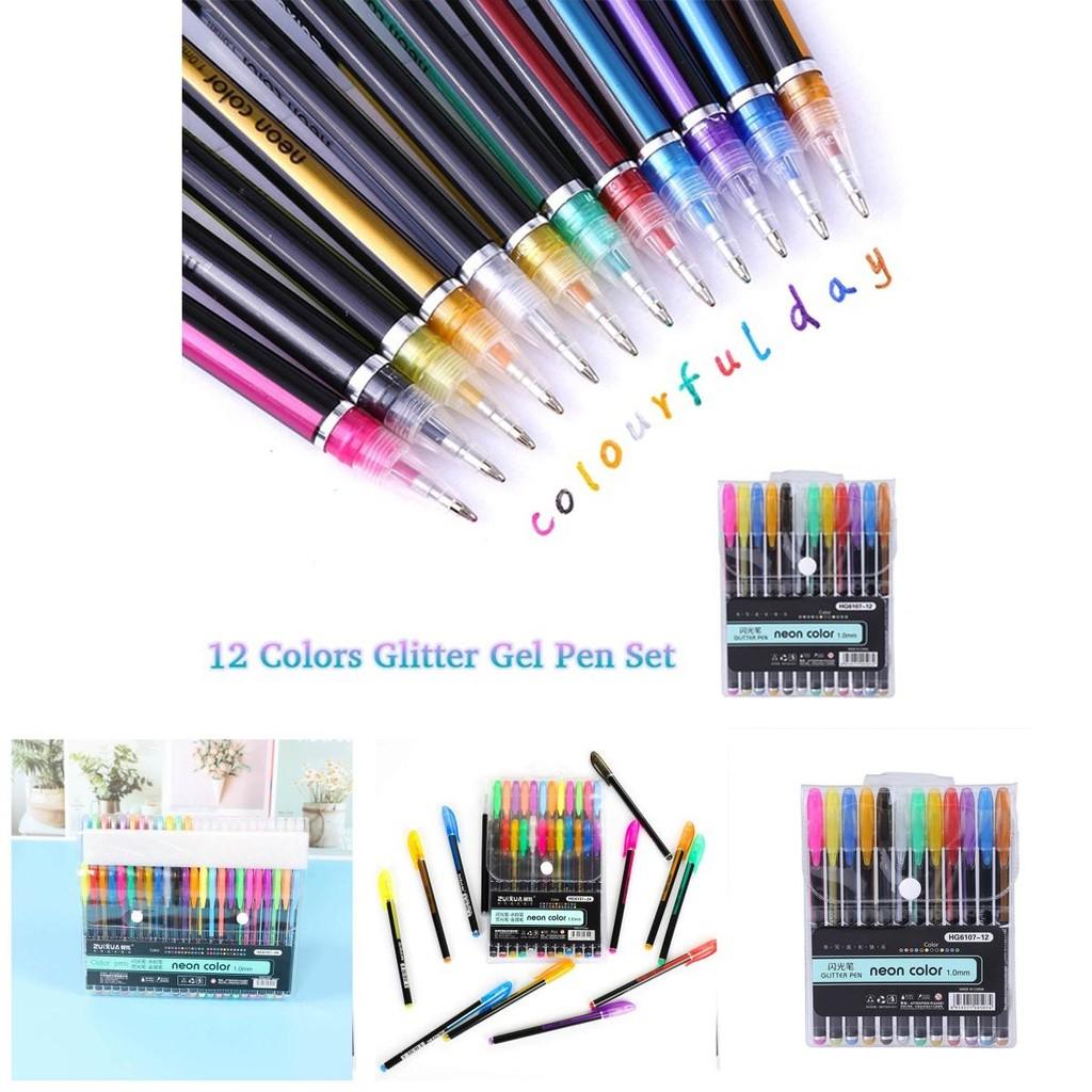 Grundläggande Färgmarkörset Med 48 Fluorescerande Pennor För Elevers Konstprojekt Och Klotter