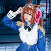 Anime Game Umamusume: Pretty Derby Daiwa Scarlet Cosplay Costume Wig Combat Uniform Skirt Woman Halloween Carnival Party Suit