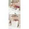 Large Capacity Divided Multifunctional Handle Marker Storage Box Desktop Pencil Organizer For Students