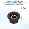 uxcell A B S Copper Potentiometer Knobs Volume Tone Control Top Hat Knobs for Musical Audio Black 5-Pack 1/4" Guitar, Instruments, Mixers, Amplifiers,