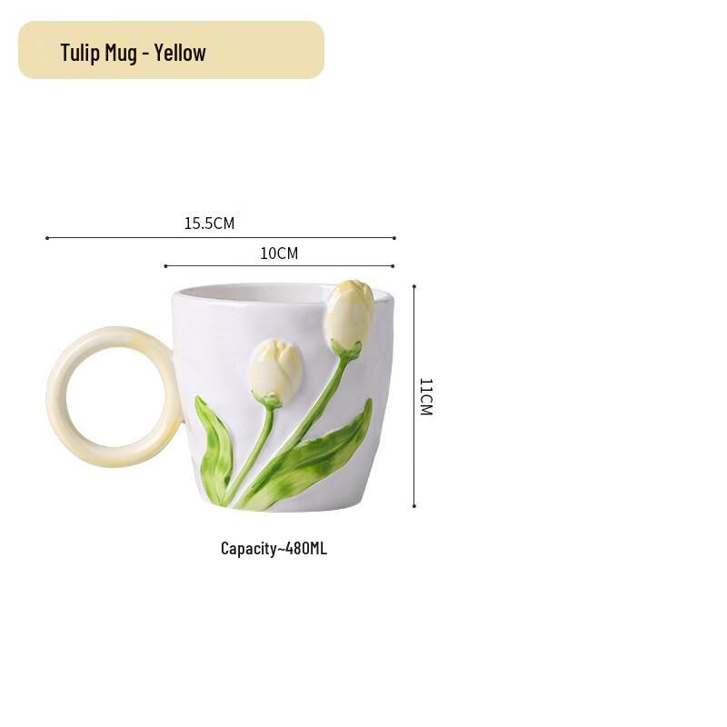 Nufeng Tulip Ceramic Mug