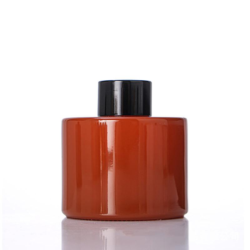 Sticlă de sticlă goală pentru aromaterapie de 150 ml, Sticlă difuzor de parfum cu ratan, Difuzor de parfum, Recipient de sticlă pentru decorul casei