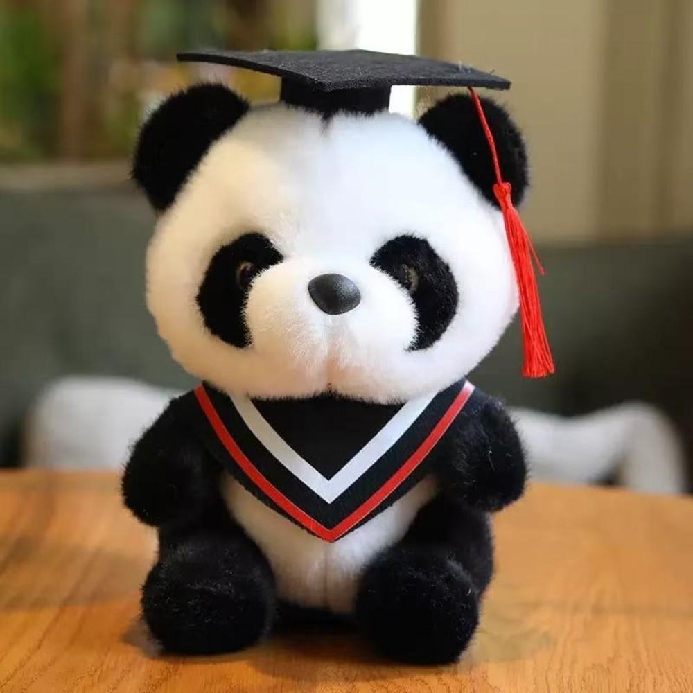 Kawaii Soft Graduation Gift Plush Toy Panda Cartoon Graduate Plush Dolls Stuffed Cute Stuffed Animal Toy Kids Gift