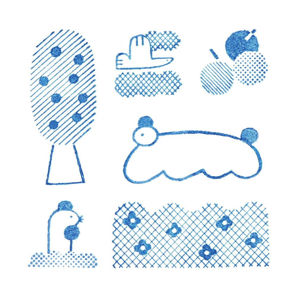 King Jim Morisette Clear Ice Set of Stamps, 6, CLSSA-003