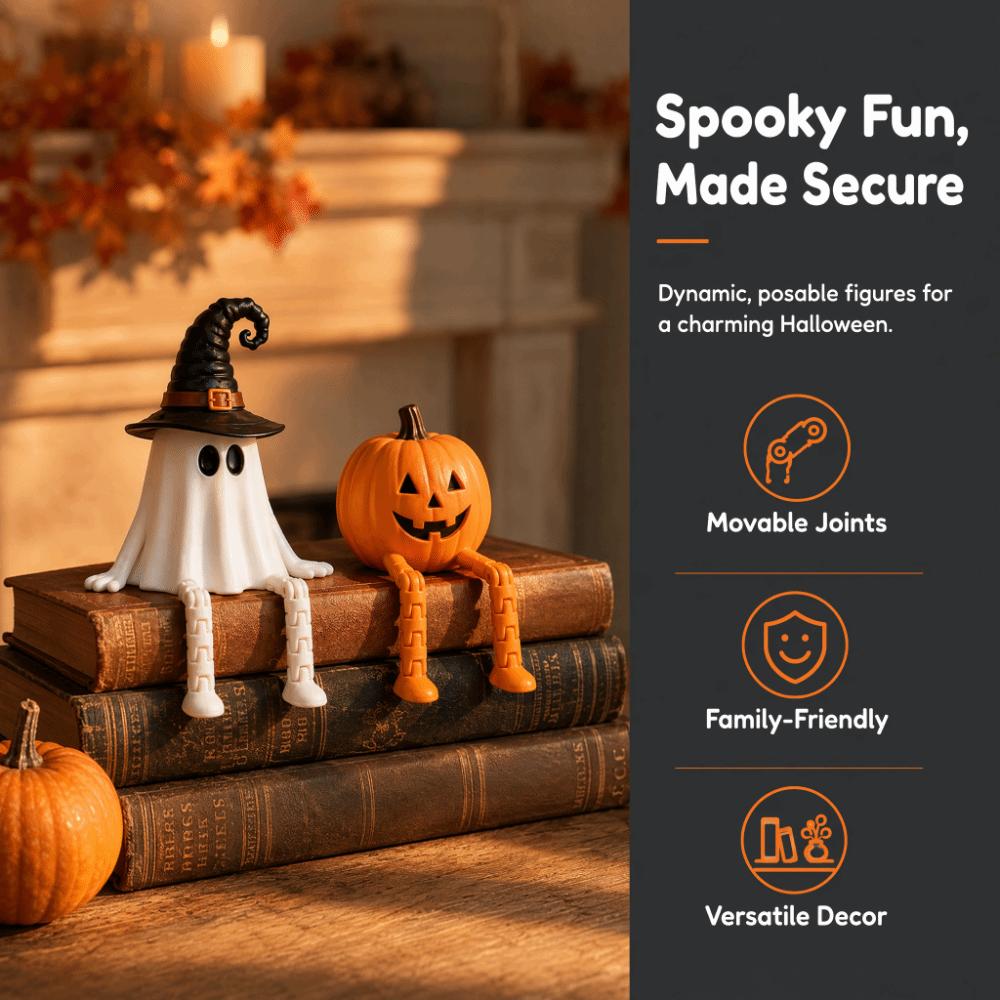 3D Printed 3D Printed Ghost Decor Removable Joints Joint Movable Fidget Toy Halloween Party