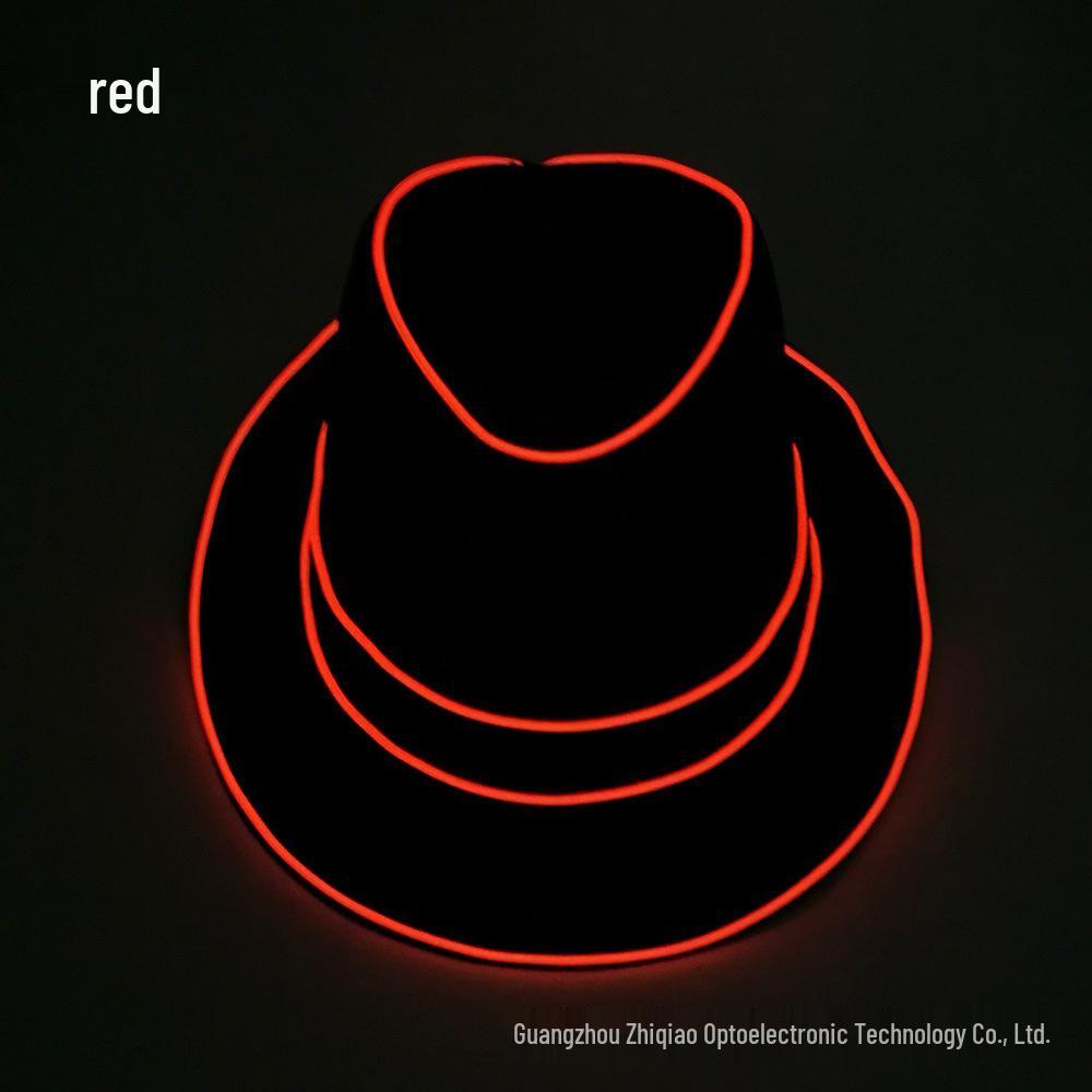 

Светодиодная светящаяся шляпа-цилиндр британского джентльмена - Стильный тренд для выпускных вечеров и джазовых мероприятий One Size