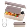 Heating Function Food Warmer Rechargeable Hot Meal Container Portable USB Heated Lunch Box  School