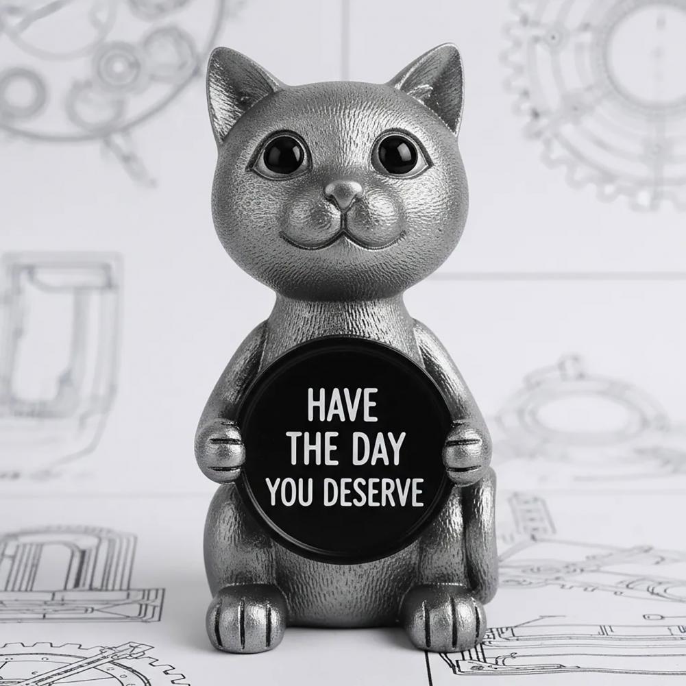 Cartoon Animal Figurine Your Anxiety Is A Lying Hoe Dog Cat Penguin Orangutan Lion Sculpture Home Office Decoration Ornament