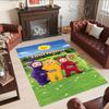 Teletubbies Personalized Name Area Rug Suitable for Living Rooms Decorate Room Dormitory Foyer Antislip Carpet Anime Office Decor