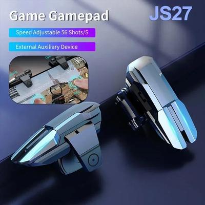 JS27 5 Dita PUBG Gioco Trigger Joystick Controller L1 R1 Free Fire Mira Sparo Lega Pulsanti Chiave Gamepad per IPhone Android
