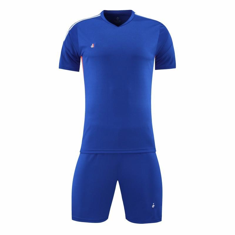 Adult Soccer Jersey Set Short Sleeve Team Uniform Custom Print Number Name Sportswear