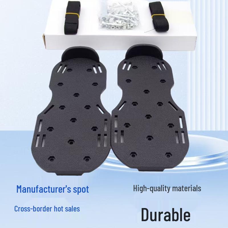 Garden Soil Aerator Shoes - Lawn Loosening, Self-Leveling, Epoxy-Coated Gardening Tools