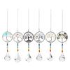Colorful Crystals Glass Pendants Suncatchers Prisms Hanging Ornament Crystal Pendants for Home,Office,Garden Decoration