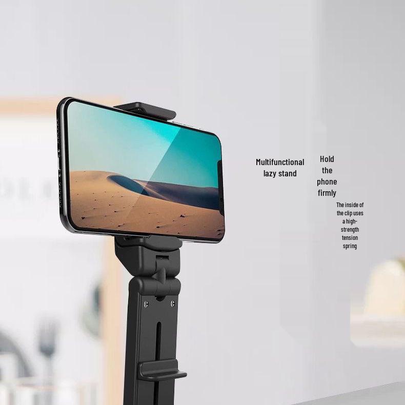 360° Telescopic Multi-functional Folding Phone Holder for Travel, Car, Selfies, and Live Streaming