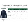 Veste Softshell Homme en Polyester Recyclé noire - Noir