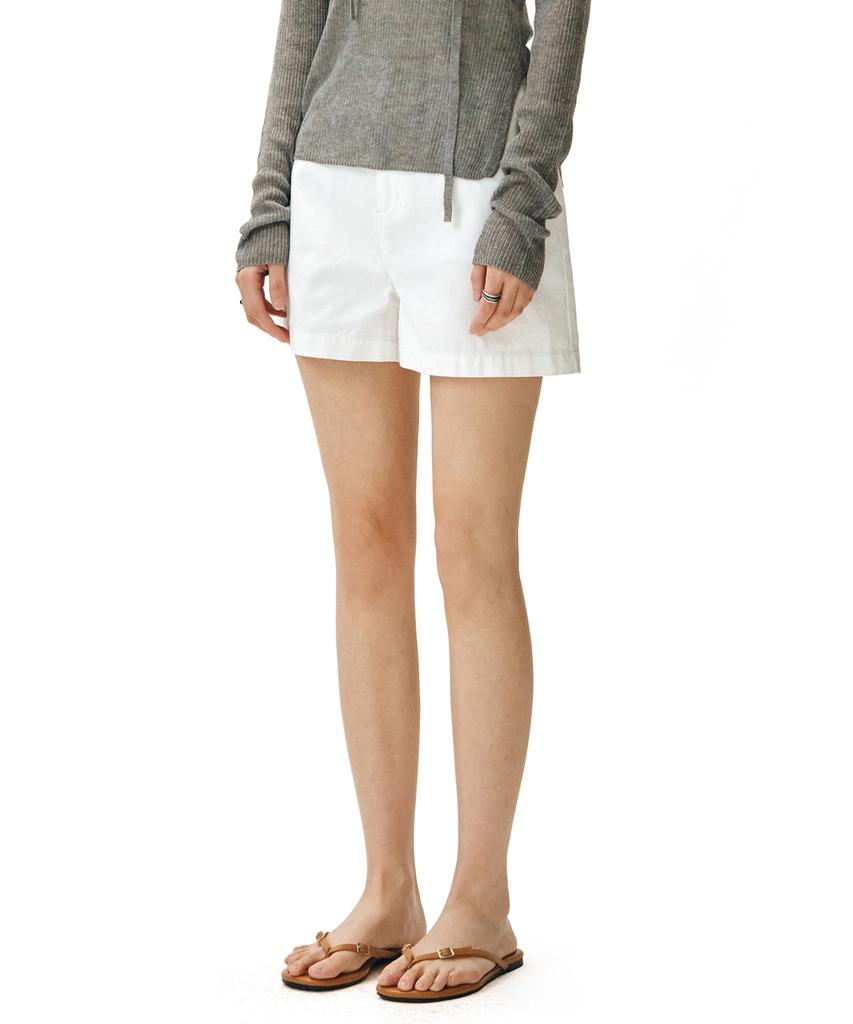 Deketeuumeon Signature Denim Shorts Dcwpt007Ivory