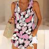 3D Heart-shaped Pattern Printed Tank Tops for Women Workout Yoga Gym Printed Summer Sport Shirts Plus Size Vests Valentine's Day Exclusive
