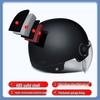 3C Certified Summer Motorcycle Half-Helmet for Men & Women, with Sun Protection, Universal All-Season Riding Hat