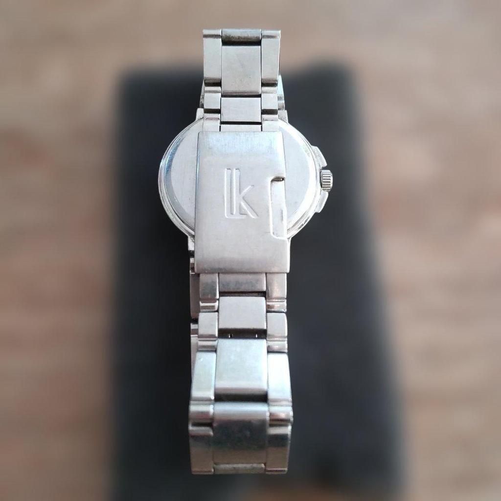 Used SEIKO Quartz Analog Watch Black LUKIA