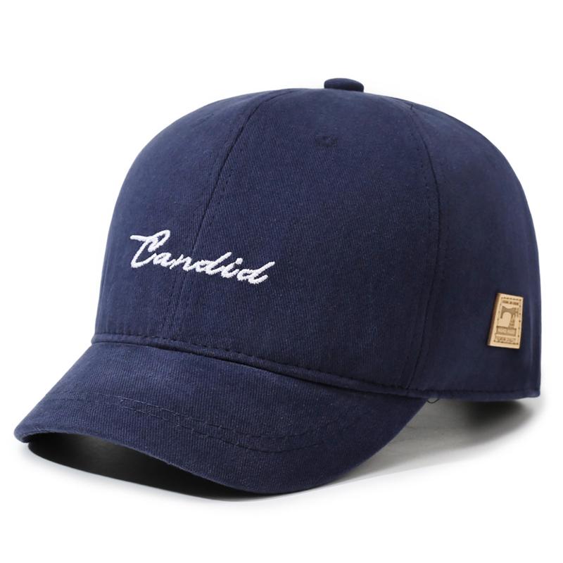 Embroidered Letter Baseball Cap Men's Sunshade Cap Outdoor Breathable Cap