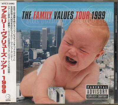 CD VARIOUS - The Family Values Tour 1999 MVCT24082 Flawless Record 2000 Japan Dance & Electronica Used