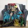 1pc Batman Blanket Lightweight Flannel Throw For Sofa, Bed, Travel, Camping, Livingroom, Office, Couch, Chair, And Bed