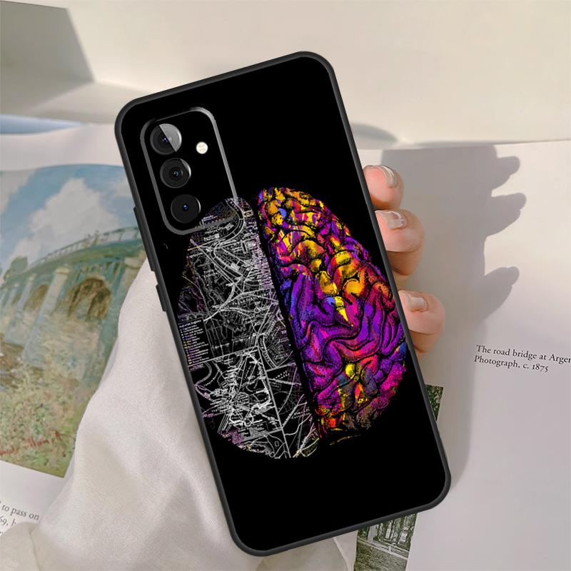 Medical Human Organs Brain Case For Samsung Galaxy A54 A34 A14 A06 A16 A26 A36 A56 A12 A32 A52 A13 A33 A53 A15 A35 A55