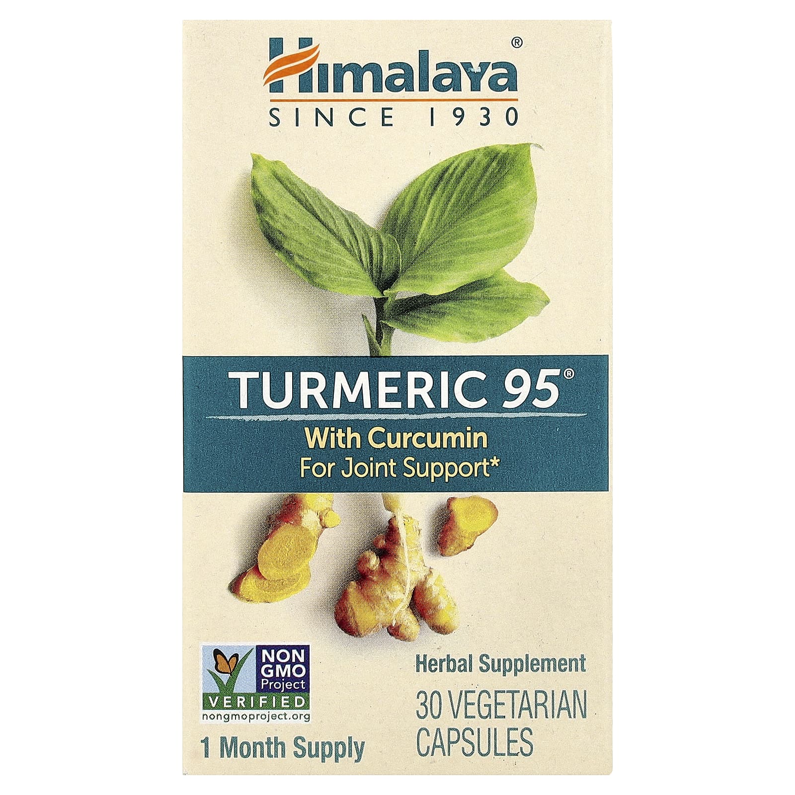 

Turmeric 95® with Curcumin, 30 Veggie Capsules