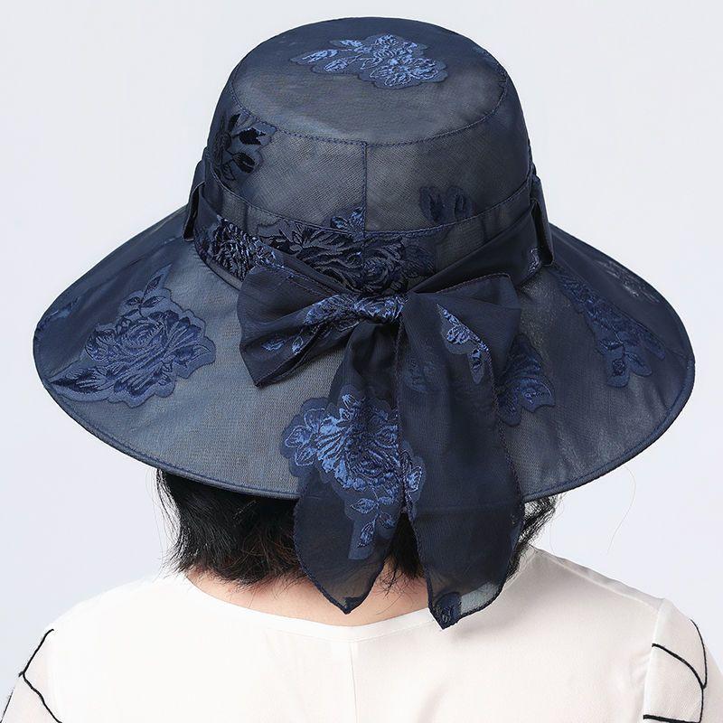 Middle Aged and Elderly Hat Women's Summer Sun Hat Fisherman Hat Old Sun Hat Middle-aged Beach Hat