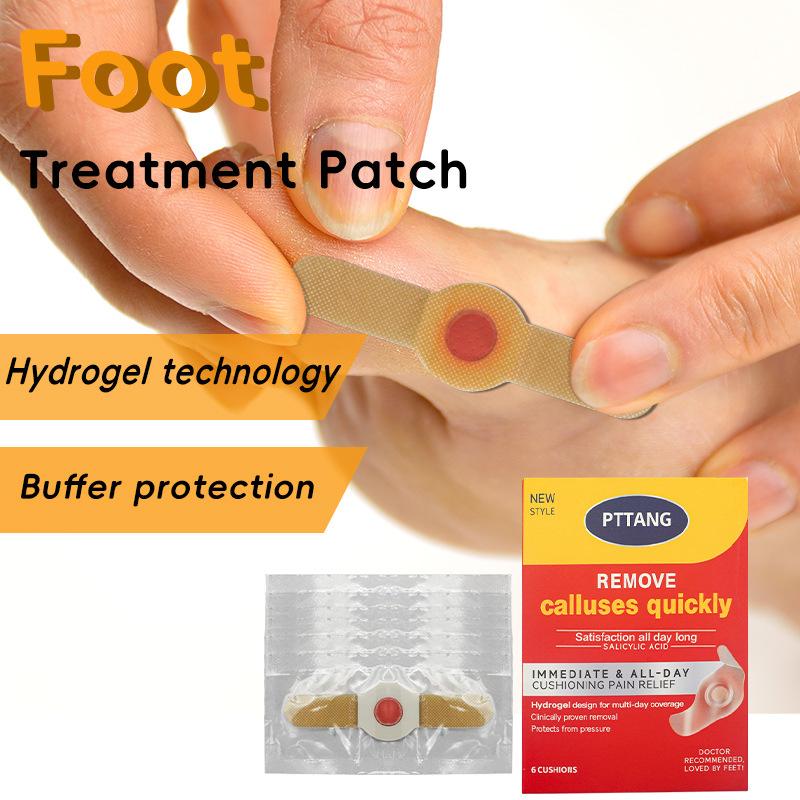 

6 пластырей Пластырь от мозолей Удалитель мозолей Пластырь для пальцев ног Пластырь Клейкая подушечка от мозолей Нетканый материал Мозоли на пальцах ног Удаление мозолей onesize