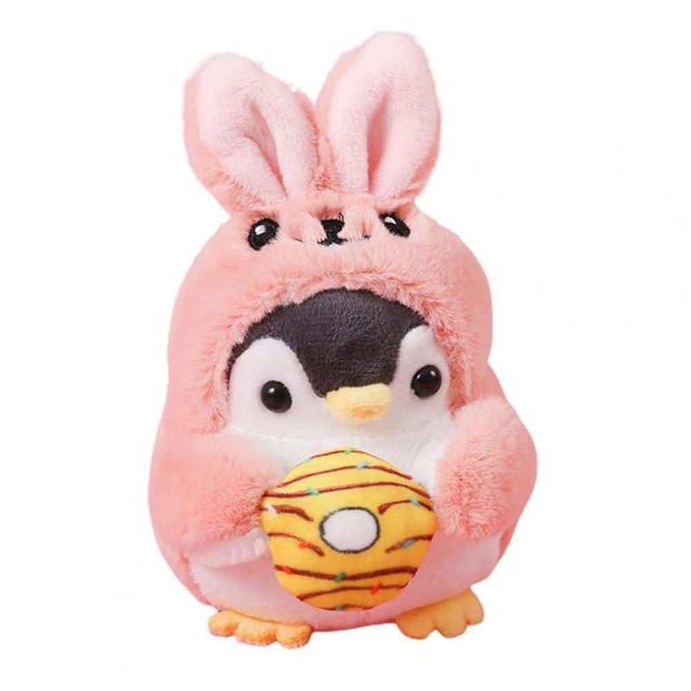 Key Ring Ornaments Donut Plush Key Chain Women Key Holder Korean Style Key Buckle Penguin  Pendant
