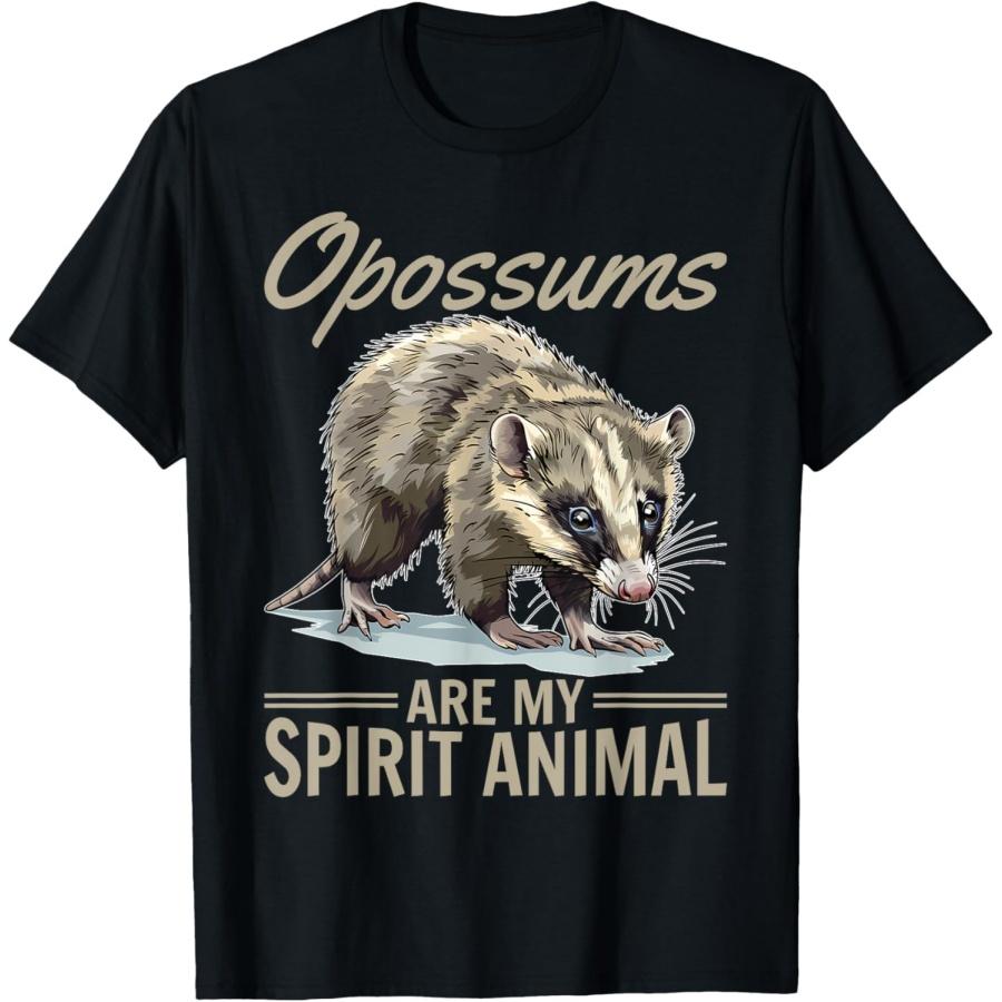 

Funny Opossum Animal Opossums are my spirit animal T-Shirt XXXXXL чорний