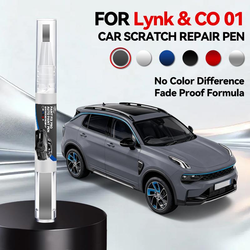 Für Geely Lynk & CO 01 02 2017-2025 M1 C2X Lackreparaturstift Touch-Up Kratzerentferner DIY Autozubehör Schwarz Weiß Lila Rot