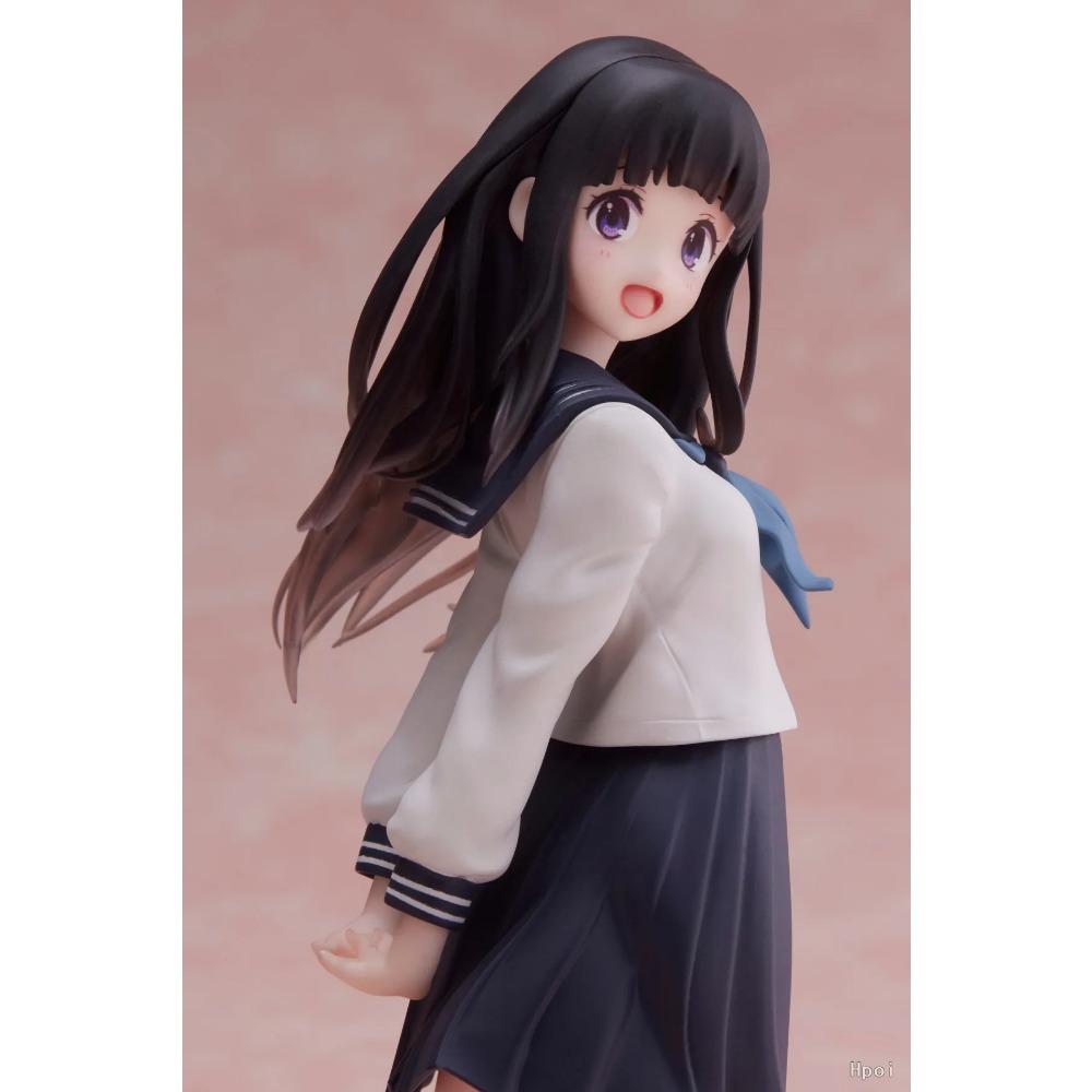 16CM Anime Hyouka Chitanda Eru Figure JK Sailor Suit Dress Up Model Toy Gift Collection Action Figure PVC Coreful Figure