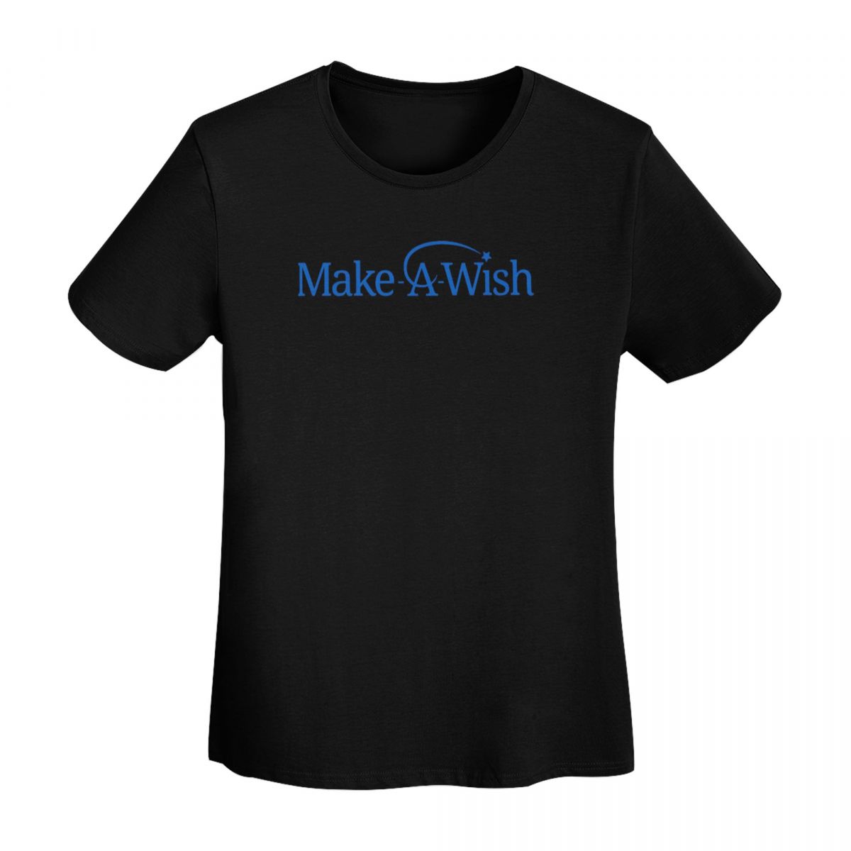 

Make A Wish Foundation Of America TShirt Women Short Sleeve T Shirts ONeck Clothes Cotton Summer Tees Streetwear 2XL