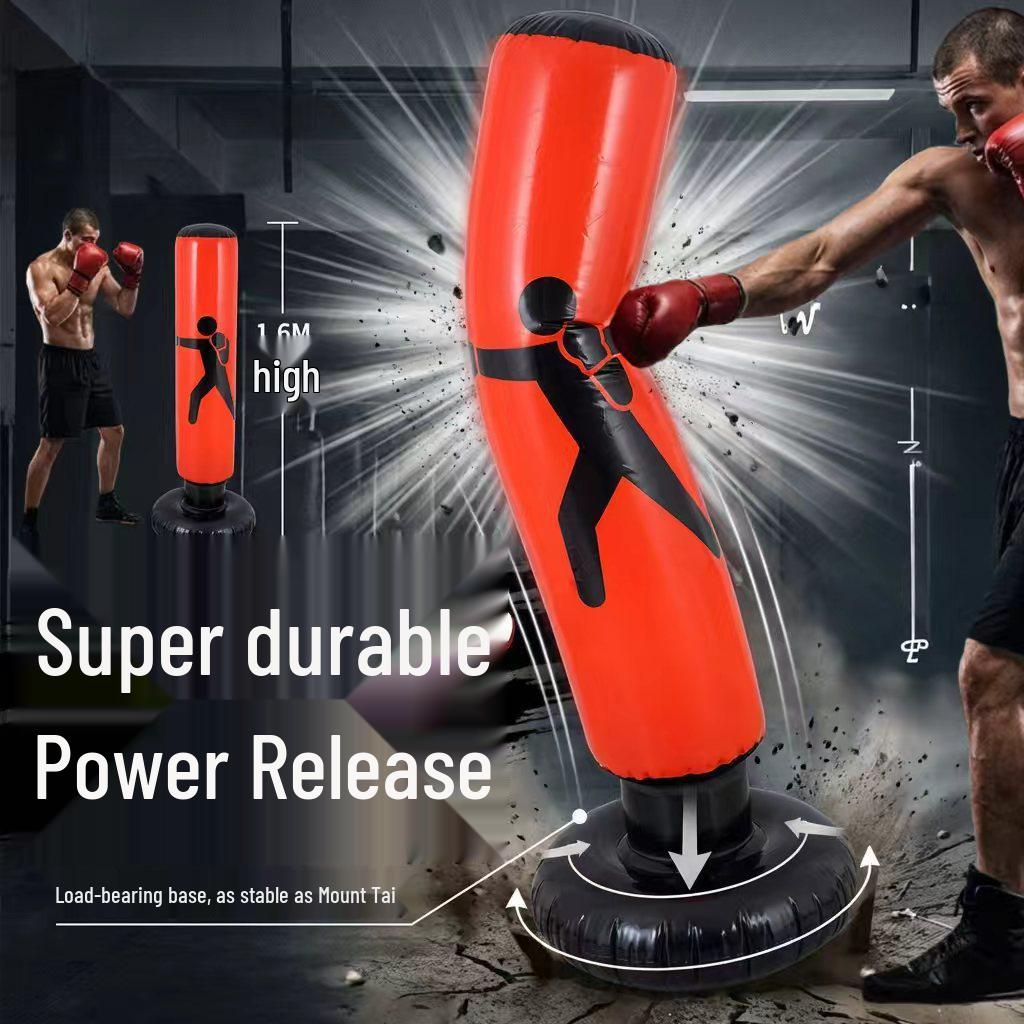 PVC Parent-Child Interactive Inflatable Boxing Tumbler Toy for Home & Outdoor Use
