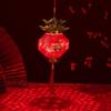 Hot Stamping Relief Spring Festival Lanterns Glowing Handmade New Year Pendants Blessing Chinese Style Hanging Red Lanterns