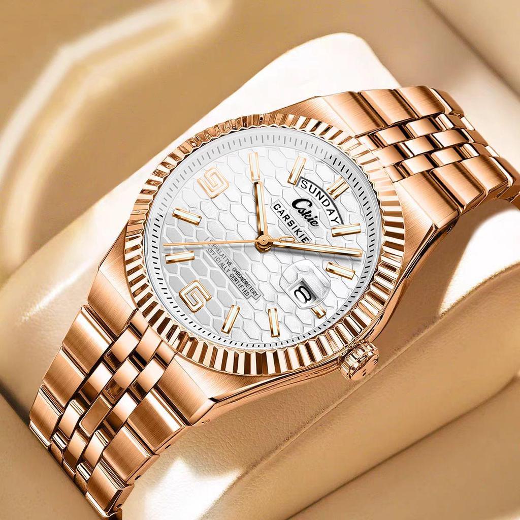 Sternenhimmel-Serie Herren Automatische Mechanische Uhr: Leuchtend, Wasserdicht, Schweizer Quarz für Tag und Nacht