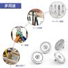 Cosego Super Strong Magnetic Hooks, 35kg, 32mm Diameter, with Holes and Screws, Strong Magnets, Compatible with Non-Magnetic Wood, for Kitchen, Office