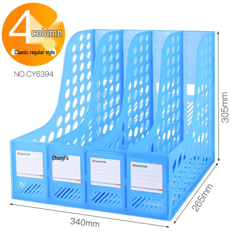 Desktop File Organizer Set: Thickened Rack & Storage Box for Office Supplies