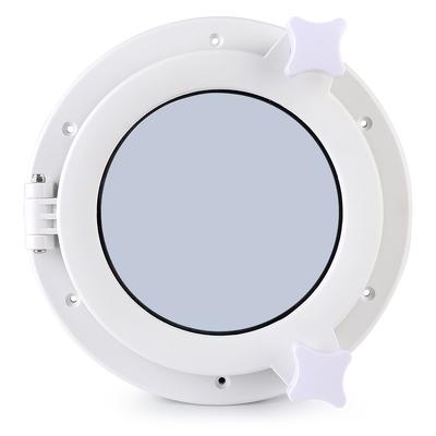 Ojo de buey redondo de 215 mm Iluminación Ventilación Yate RV Escotilla Ventana Portillos